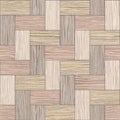 Wooden rectangular parquet stacked for seamless background Royalty Free Stock Photo