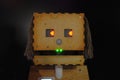 Wooden robot.