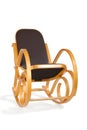 Wooden rocking chair Royalty Free Stock Photo