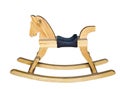 Wooden rocking horse Royalty Free Stock Photo