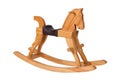 Wooden rocking horse chair children Royalty Free Stock Photo