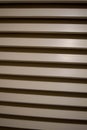 Wooden roller blind in an old house Royalty Free Stock Photo