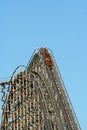 Wooden roller coaster