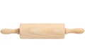A wooden roller type rolling pin Royalty Free Stock Photo