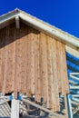 Wooden roof construction