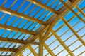 Wooden roof construction Royalty Free Stock Photo