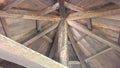 Wooden roof in Fort Ross, USA