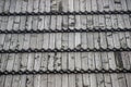 Wooden Roof Tiles Background