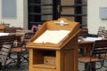 Wooden Rostrum