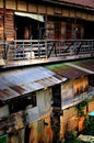 Wooden row house, Thailand style.