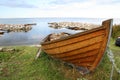 Wooden rowboat Royalty Free Stock Photo