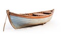 Wooden rowboat, vintage allure for coastal vibes. Nautical charm, Ai Generated