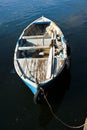 Wooden rowing boat Royalty Free Stock Photo