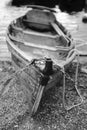 Wooden Rowing Boat Royalty Free Stock Photo