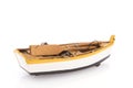 Wooden rowing boat Royalty Free Stock Photo