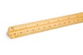 Wooden ruler Royalty Free Stock Photo