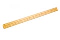 Wooden ruler Royalty Free Stock Photo