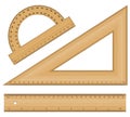 Wooden ruler instruments