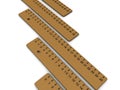 Wooden rulers