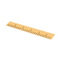 Wooden rulers. flat design illustrations