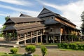 Wooden Rumah Istana Sumbawa palace of the sultan in the Sumbawa Besar town in Indonesia Royalty Free Stock Photo