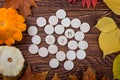 Wooden runes for oracle Royalty Free Stock Photo