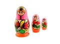 Wooden Russia matryoshka dolls