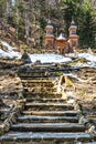 Wooden Russian Chapel on the Vrsic Pass-Slovenia