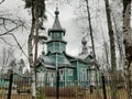 Wooden Russian church Royalty Free Stock Photo