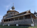 Wooden russian church Royalty Free Stock Photo