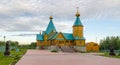 Wooden Russian Orthodox church New Martyrs and Confessors befo