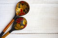 Wooden Russian spoon