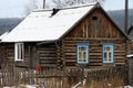 Wooden rustic house Royalty Free Stock Photo