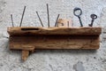 Wooden rustic handmade keyholder