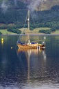 Wooden sailing boat