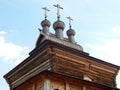 A wooden Saint George church, Kolomenskoye, Moscow.