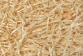 Wooden sawdust shavings background Royalty Free Stock Photo