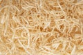 Wooden sawdust shavings natural texture background Royalty Free Stock Photo