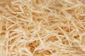 Wooden sawdust shavings natural texture background Royalty Free Stock Photo