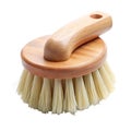 Scrubbing brush isolated on transparent background Royalty Free Stock Photo