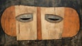 Upside Down Carving: A Rustic Futurism Painting By Amedeo Modigliani