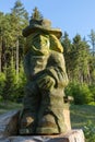 Wooden Sculpture of Vodyanoy / waterman