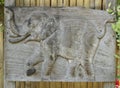 Wooden sculpture work in elephant pattern, beautiful wooden sculpture work