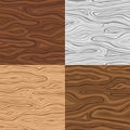 Wooden Seamless Backgrounds Set Royalty Free Stock Photo