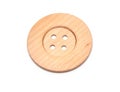 Wooden sewing button