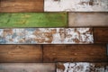 Wooden shabby aged natural painted background fence.