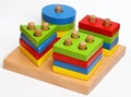 Wooden shape sorter