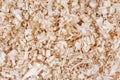 Wooden shavings chips texture Royalty Free Stock Photo