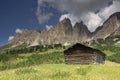 Wooden shed South Tyrol Royalty Free Stock Photo
