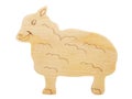 Wooden sheep toy